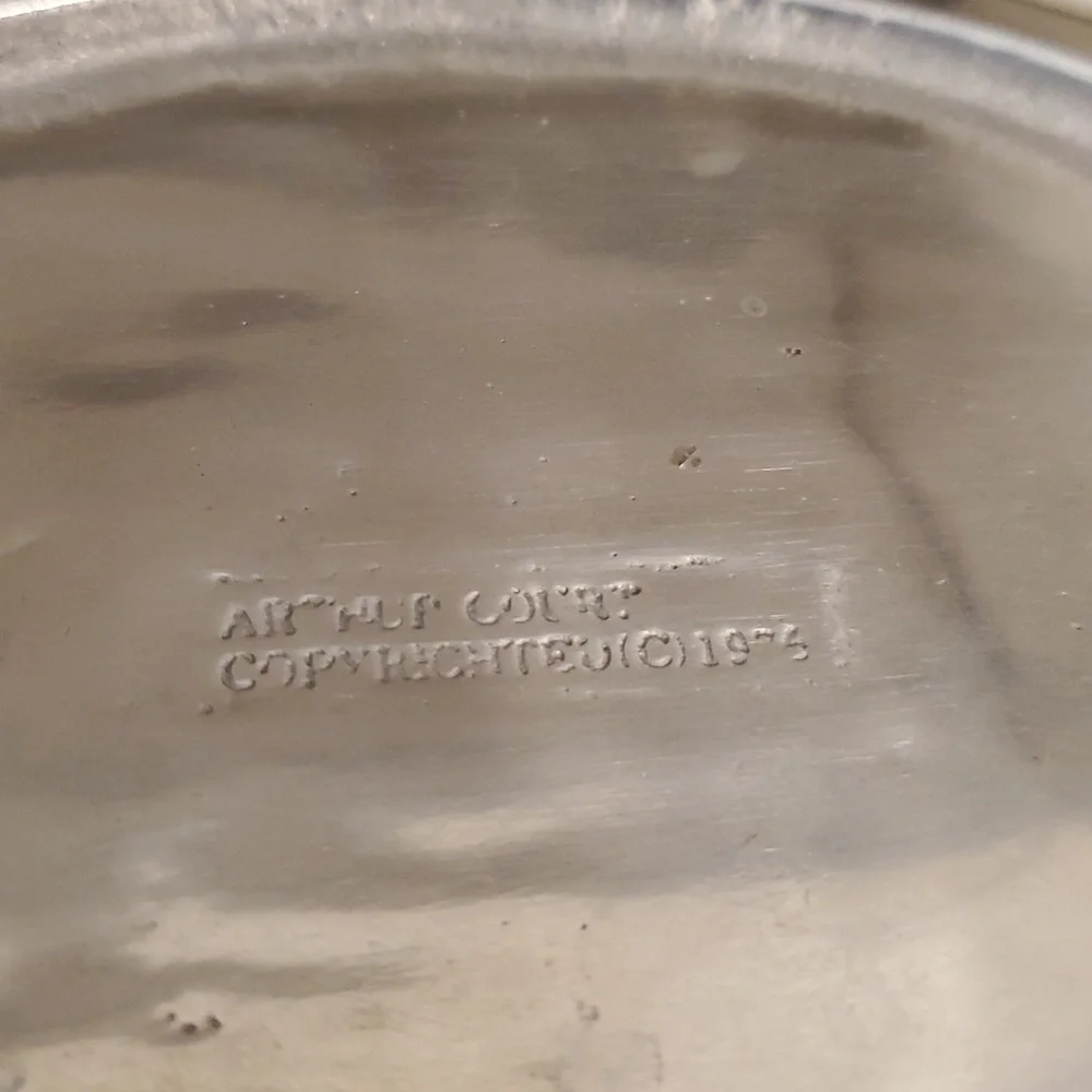 Arthur Court Signed  1976 Large Fish Platter without Eye - Picture 3 of 5